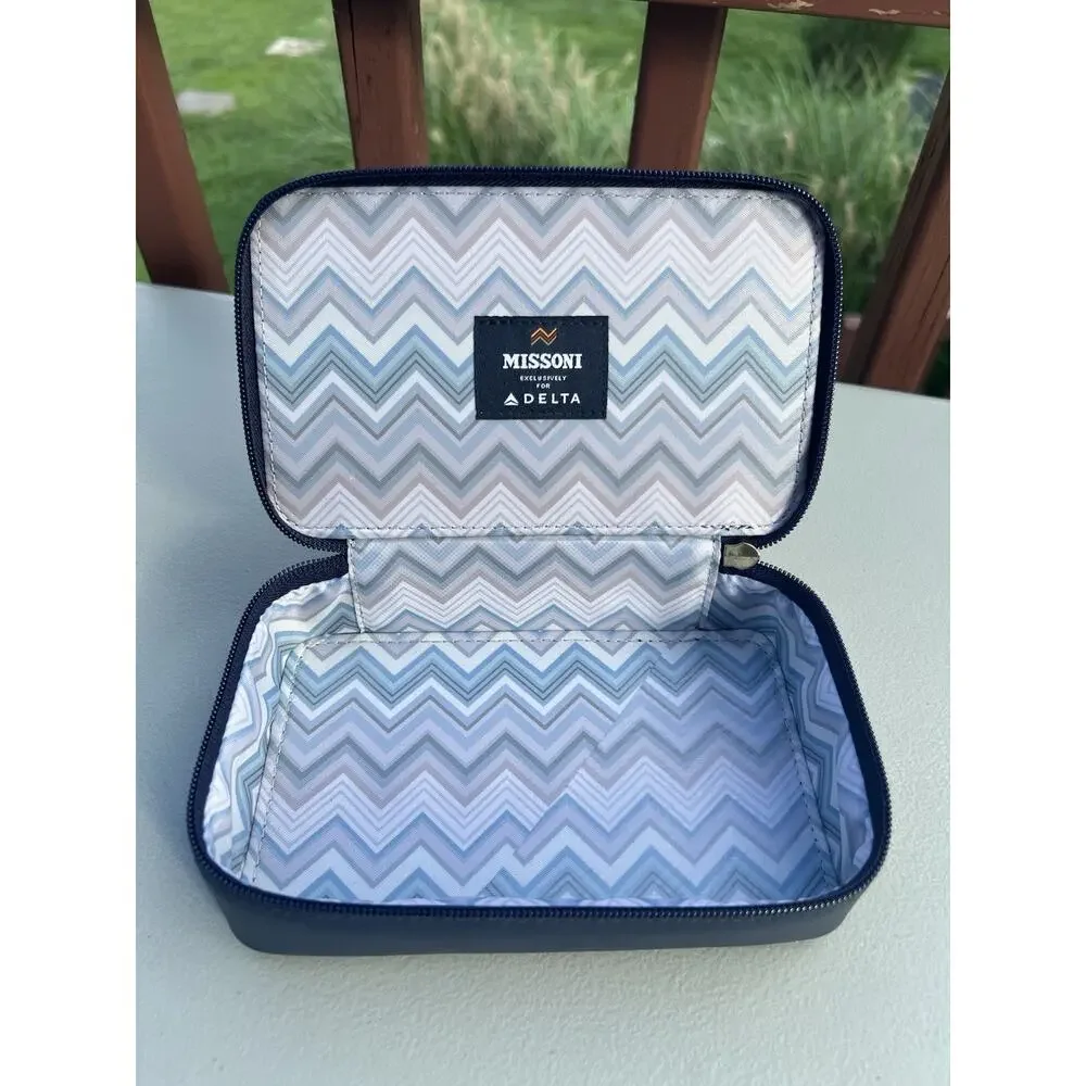MISSONI x Delta Collab Luxury Toiletry Case Beauty Bag Complete Grown Alchemist